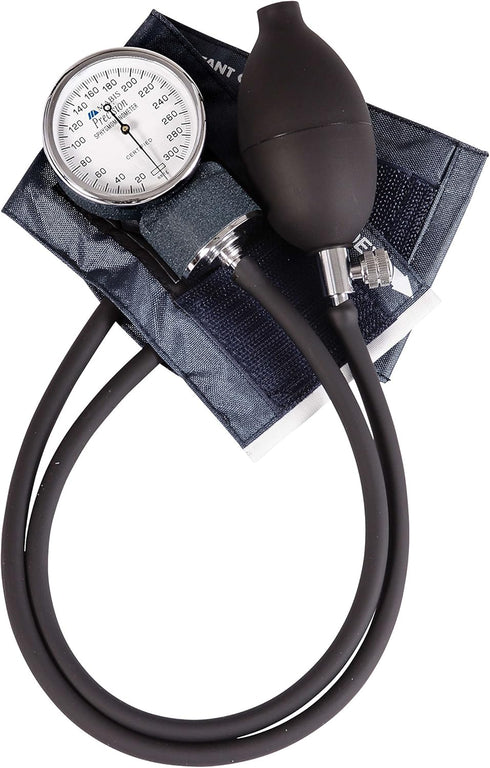 MABIS Precision Series Aneroid Sphygmomanometer Manual Blood Pressure Set, Infant Size, with Carrying Case