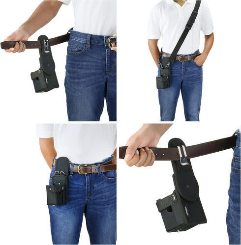 e-Holster 1D 2D DS2208/8108/8100/4600/2200 Wireless Scanner Holster (Small) | Ballistic Nylon Pouch for and Barcode