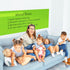 T&W SAME FILM Self Adhesive White Board Dry Erase Roll 17.3''X78.7'' - Colorful Wall Sticker for Office, Kids, Adults,