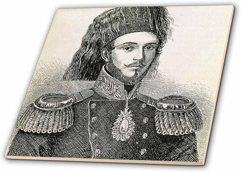 3dRose Abdulmecit I, Ottoman Sultan, Engraving - HI13 PRI0395 - Prisma 4
