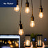 FLSNT 24 Pack LED S14 Replacement Light Bulbs, 1W Outdoor Shatterproof Waterproof, E26 Regular Base, 2200K Warm White