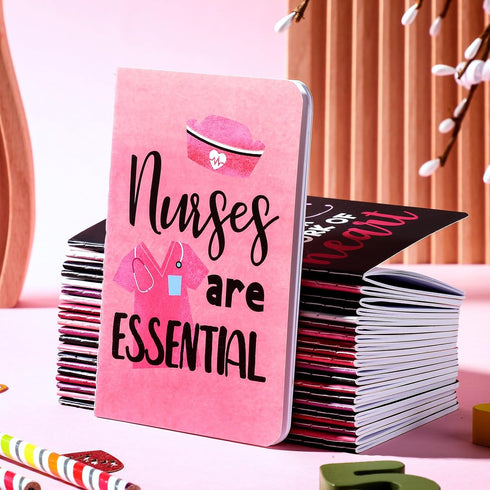 Zonon 48 Pcs Nurse Notepads, Mini Nursing Motivational Note Pads, Christmas Nurse Appreciation Gifts for Office Supplies