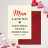 5x7 Cheerin Funny Birthday Cards for Mom Hilarious I Love You Card for Mum with Envelope from Daughter and Son