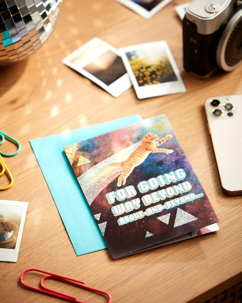 Thank You Cat Card - Beyond Grateful Greeting Card