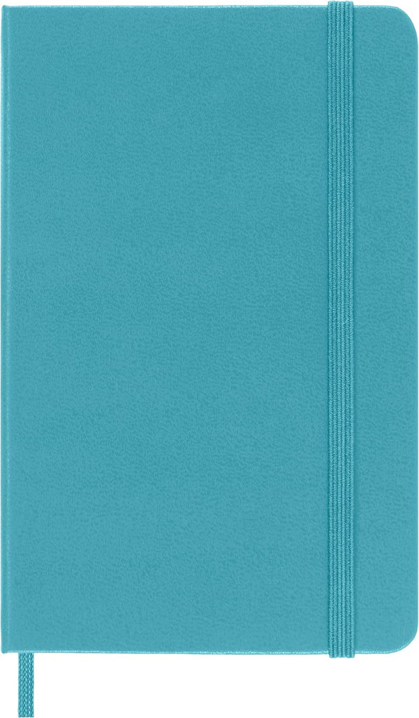Moleskine Classic Notebook, Hard Cover, Pocket (3.5" x 5.5") Dotted, Reef Blue, 192 Pages for Note-Taking
