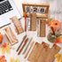 Sayglossy 200 Sets Thanksgiving Gifts Bulk Thanksgiving Party Favors Fall Ballpoint Pen Autumn Greeting Thank You Poem