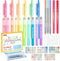 Shuttle Art Bible Highlighters and Pens, 33 Pack Bible Journaling Kit, Gel Highlighters and Bible Tabs with Storage Bag
