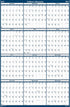 House of Doolittle 2021 Laminated Wall Calendar - Reversible, Horizontal/Vertical, 24 x 37 Inches, January - December