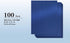 Navy Blue Shimmer Paper, 100-Pack Metallic Paper, 80 lb Text, Double Sided, 8.5 x 11 Inches, Perfect for Craft Use