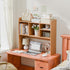 6 Shelves3-Tier Nova Microdermabrasion Wooden Desktop Bookshelf with Desk Organizer Hutch for Computer Desk, Home