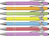 Pastel Rubberized Soft Touch Ballpoint Pen with Stylus Tip, Premium Metal Pen, Black Ink, Medium Point (Assorted, 7