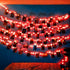 2 Pack 33ft 100 YEGUO Valentines Day String Lights Battery Operated, Each LED Red Christmas Lights Outdoor Waterproof
