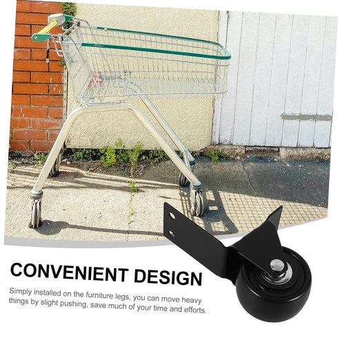 Heavy Duty Replacement Caster Wheels for Carts & Furniture - Easy Installation