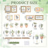 Pajean Bookshelf Bulletin Board Plant Motivational Positive Classroom Decoration Greenery Potted Cutouts for Back