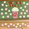 Whaline 77Pcs Popcorn Cut-Outs with 100Pcs Glue Points for DIY Craft Art School Home Party Favor Bulletin Board Decor