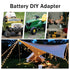 Power Wheel Adapter for Makita 18V Battery, Power Connector for RC Car, Robotics, DIY use