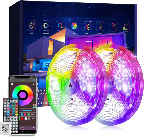 Ledagic Led Lights for Bedroom 200 ft (2 Rolls of 100 ft), Ultra