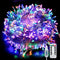 L LAMPOP Firecracker String Lights 200LED Starry Light 8 Modes USB with Remote Waterproof