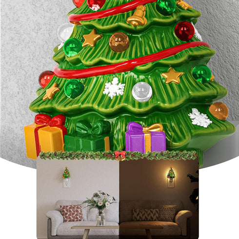 3000K 360 Briignite Christmas Tree Night Light, Night Lights Plug into Wall, Christmas Gifts Cute Night Light for Kids