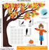 Zonon 128 Pcs Happy Fall Y'all Classroom Tree Bulletin Board Set, Woodland Whimsy Autumn Decorations for Thanksgiving