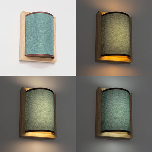 Dimmable No Wiring Needed Up Down Lights Wall Sconce Rechargeable Battery Wall Hanging, Color Changing by Remote, Smart
