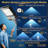 11-Inch Garden(2 Pack) Solar Street Light Outdoor, Solar Powered Street Light with Motion Sensor & Remote Control, Dusk