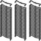 Mudder Black Plastic Pegboard Hook Locks - 100 Pieces, Fit 1/4 Inch and 1/8 Inch Pegboards