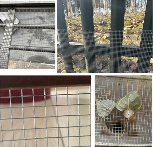 1/4 Inch 23 4" 35ft Galvanized Hardware Cloth Gauge - x Heavy Duty Welded Wire Mesh, Hot-Dip Galvanized After Welding