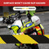 GGR Supplies T.R.U. SST-618C Green & White Hazard Warning Safety Stripe Tape, 3" Wide x 18 yds