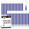 Retractable Gel Pen Refills, Shuttle Art 30 Pack Blue Rollerball Gel Ink Pens, 0.7mm Fine Point for Writing Journaling