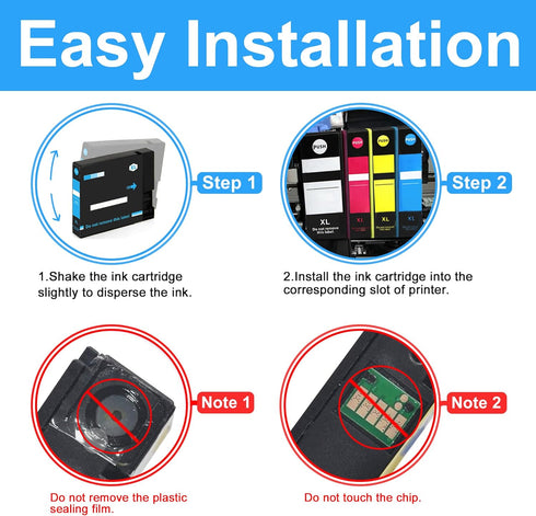 LCL Compatible Ink Cartridge Replacement for Canon PGI-2200, High Yield for Maxify MB5020, 6-Pack