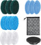 BCQDOL Electric Spin Scrubber Brush Heads Set, 12 Pack Replaceable Brush Heads for