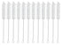 EISCO 12PK Bristle Cleaning Brushes, 9" with Fan-Shaped Ends - Twisted Stainless Steel Wire Handle