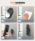 Nearockle 5 Pack Magnetic Remote Control Holder Wall Mount, Upgraded No Drill Self-Adhesive Organizer TV Remote Holder