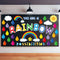 Motivational Rainbow Bulletin Board Cutouts - Inspirational Classroom Decoration for School Chalkboards and Walls
