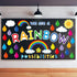 Motivational Rainbow Bulletin Board Cutouts - Inspirational Classroom Decoration for School Chalkboards and Walls