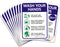Hand Washing Sticker, 10 Pack 10" x 7" Decals, Please Wash Your Hands Self-Adhesive Vinyl Sign for Indoor & Outdoor