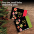 The Best Card Company 10 Boxed Holiday Cards for Christmas, Fun Assorted Notecard Set, Retro Groovy Greetings