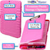Think2Master Heavy Duty Pink Plastic Storage Clipboard with Pencil Holder, 25% Heavier & Sturdier for Nurses