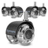 Office Chair Caster Wheels Set of 5, Heavy Duty 2'' Mute Rubber Casters for Hardwood Floors and Carpet, Universal Fit
