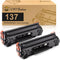CMYBabee Compatible Canon 137 Black Toner Cartridge Replacement for CRG137, ImageClass Printers (2-Pack)