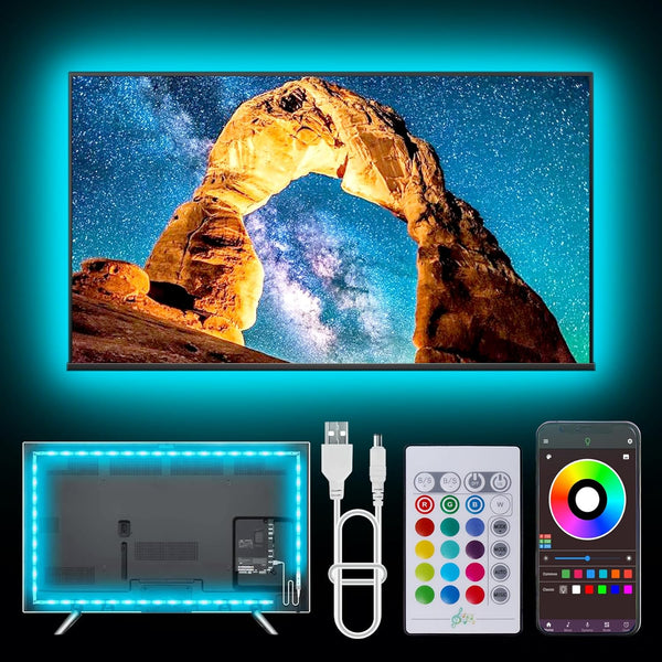 NBBUFF Led Lights for TV for 32-80 Inch, 20ft TV Led Backlight, RGB
