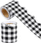 URATOT 65.6 Feet Bulletin Board Decorative Trim, White and Black Border Trim for Chalkboard Decoration