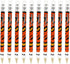 Zebra Cadoozle Mini Mechanical Pencil - 0.7mm Lead, Novelty Tiger Animal Print, Pack of 10