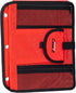 Case It 5-Tab Binder Accessory, 5-Color Tabbed, 6 Pocket Expanding File, Fits Standard 3 Ring Letter Size Binder, Red
