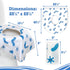 (6 Pack) Potty Shields Toilet Seat Covers Disposable - XL Waterproof Toilet Cover for Toddlers, Kids & Adults