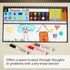 Really Good Stuff Dry Erase Desktop Helper Set of 24 - Primary Colors