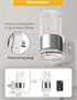 5000K, L LOHAS LED Night Light, Plug in Night Light with Auto Light Sensor, Brightness Adjustable with Daylight White