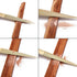 Wood File, Needle File Set | Wood Rasp Files for Wood Working with Rubber Handle in Gift Bag (2 Pack)