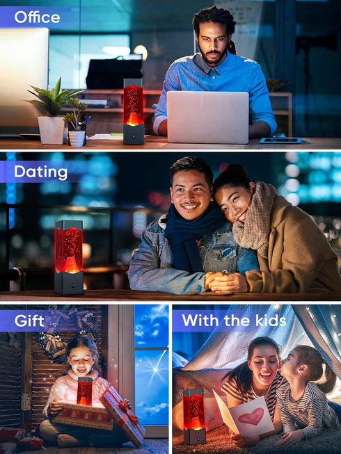 Night Light for Kids,USB Powered Volcano Lamps,Relaxing Nightlight for Kids & Adults,Room Office Desktop Volcano